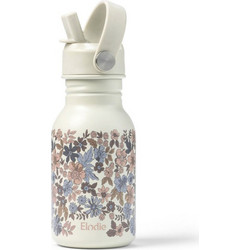 Elodie Details Garden Παιδικό Μπουκάλι Θερμός Ανοξείδωτο με Καλαμάκι Λευκό 350ml