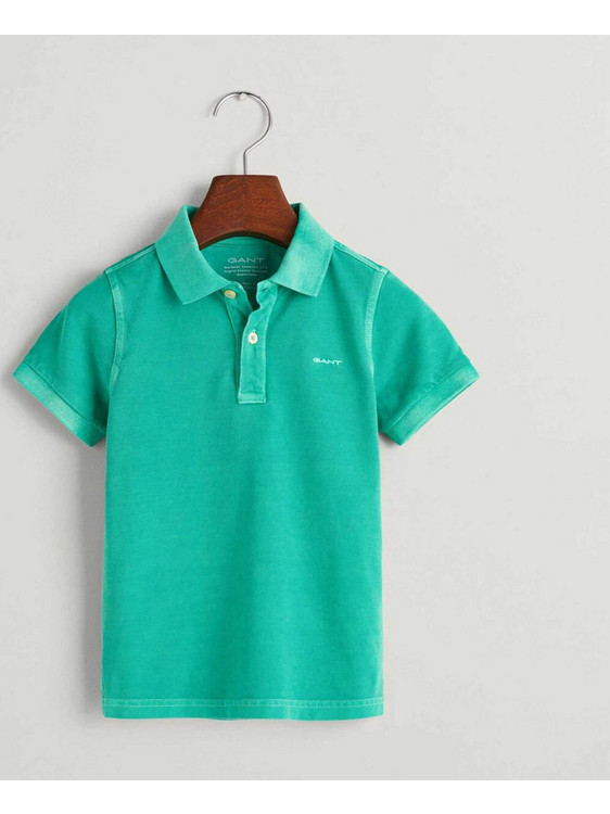 Gant Παιδικό Polo Κοντομάνικο Πράσινο 3G802549