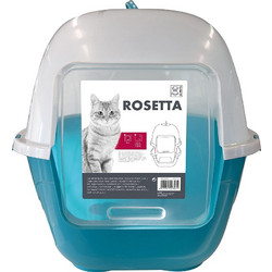 M-Pets Rosetta Τουαλέτα Γάτας Κλειστή Μπλε Μ50xΠ42xΥ44cm