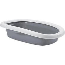 Stefanplast Sprint 20 Λεκάνη Γάτας με Κόσκινο Γκρι Μ58xΠ39xΥ17cm