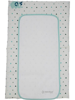 Bebe Stars Elephant Μαλακή Αλλαξιέρα Μωρού Υφασμάτινη 80x48cm Λευκή Γαλάζια