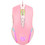 Onikuma CW905 Ενσύρματο Gaming Ποντίκι RGB 6400 DPI Pink