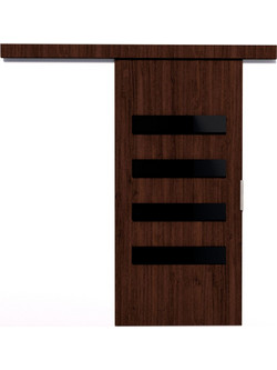 PoliHome Emilia Πόρτα Εσωτερική Συρόμενη Laminate Wenge 96x205cm 162645979
