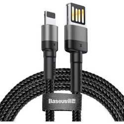 Baseus Cafule Braided USB-A to Lightning Cable 1m Black Grey CALKLF-GG1