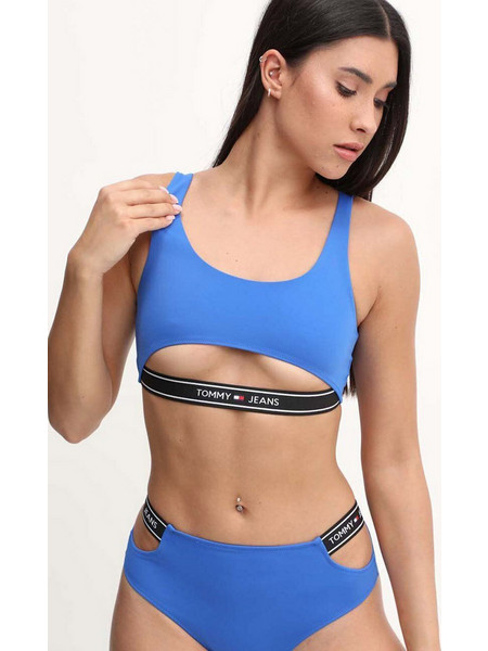 Tommy Jeans Bikini Top Μπουστάκι Royal Blue UW0UW05350