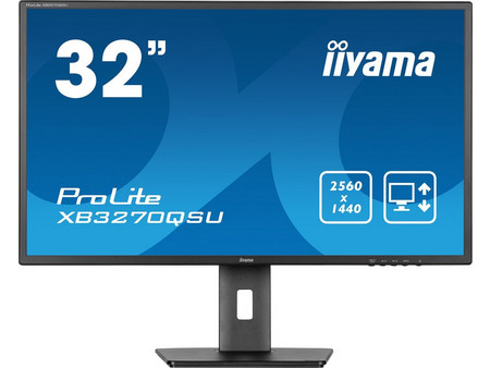 iiyama ProLite XB3270QSU-B1 IPS Monitor 31.5" 2560x1440 QHD 60Hz 3ms