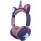 ME17 Unicorn Ασύρματα Bluetooth Παιδικά Ακουστικά On Ear Μωβ