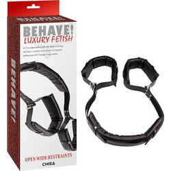 Chisa Novelties Behave! Open Wide Restraints