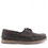 ACE Ανδρικά Μοκασίνια Boat Shoes Δερμάτινα Ανθρακί 4000
