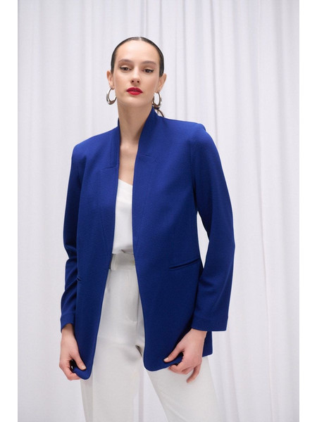 Veto Γυναικείο Σακάκι Μακρύ Υφασμάτινο Royal Blue 01-5802N
