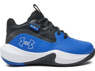 Under Armour Lockdown Παιδικά Αθλητικά Παπούτσια για Μπάσκετ Μπλε 3028514-401