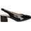 Caprice Ανατομικές Γόβες Slingback Λουστρίνι με Χοντρό Χαμηλό Τακούνι Μαύρες 9-29500-42-018