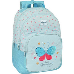 Safta Butterfly Σχολική Τσάντα Πλάτης Νηπιαγωγείου Γαλάζια 642243773