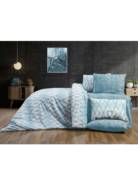 Dimcol Πάπλωμα Υπέρδιπλο 220x240 Ευδοξία 481 Petrol
