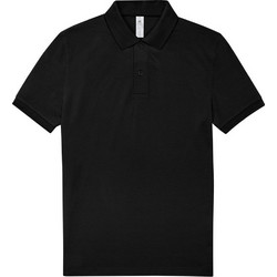 B&C Collection Ανδρική Μπλούζα Polo Κοντομάνικη Μαύρη PU426