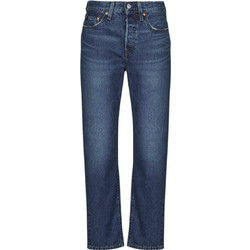 Levi's 501 Original Ψηλόμεσο Γυναικείο Τζιν Παντελόνι Κανονική Εφαρμογή Μπλε A8746-0001
