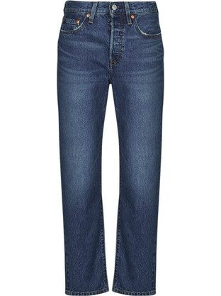 Levi's 501 Original Ψηλόμεσο Γυναικείο Τζιν Παντελόνι Κανονική Εφαρμογή Μπλε A8746-0001