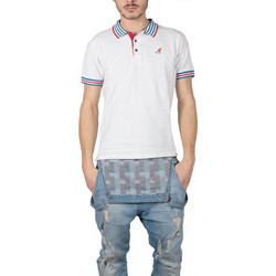 Kangol Ανδρική Μπλούζα Polo Κοντομάνικη Λευκή 707270-WH