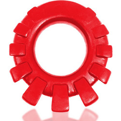 Oxballs Cock-Lug Lugged Cockring Ελαστικό Δαχτυλίδι Πέους Σιλικόνης 3.3cm Κόκκινο