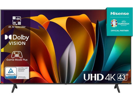 Hisense 43A6N Smart Τηλεόραση 43" 4K UHD DLED HDR (2024)
