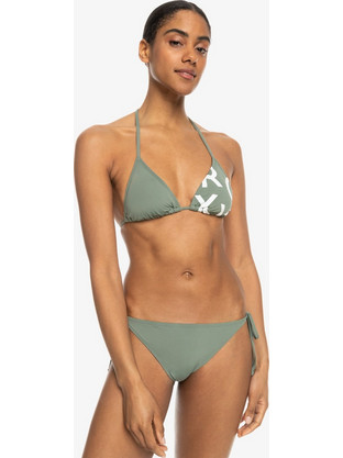 Roxy Bikini Set Τριγωνάκι Χακί ERJX203490-GZC0