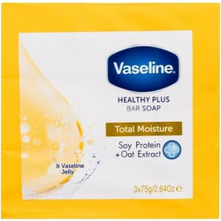 Vaseline Healthy Plus Total Moisture Σαπούνι 3x75gr