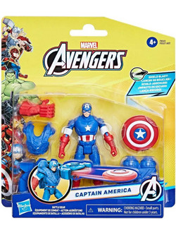 Hasbro Marvel Avengers Epic Hero Series Battle Gear Captain America Φιγούρα Δράσης για 4+ Ετών 10cm