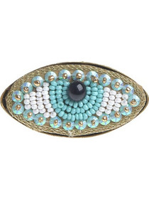 Ble Resort Collection Γυναικείο Δαχτυλίδι Ματάκι από Ατσάλι με Χάντρες 5-45-792-0224