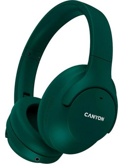 Canyon OnRiff Ενσύρματα & Ασύρματα Bluetooth Ακουστικά Over Ear με Noise Cancelling Πράσινα