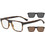 Emporio Armani EA4115 5802/1W Γυναικείος Σκελετός Γυαλιών Οράσεως με Clip-On Κοκάλινος Ταρταρούγα