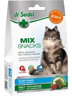 Dr Seidel Mix 2in1 Anti-Hairball & Fresh Breath 50gr