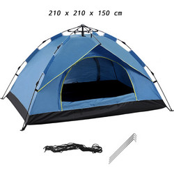 Igloo Αυτόματη Σκηνή Camping Ιγκλού 4 Ατόμων Καλοκαιρινή 210x210x150cm
