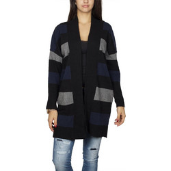 Soft Rebels Kira Γυναικεία Ζακέτα Πλεκτή Μακριά Μαύρη SR616-204