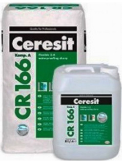 Ceresit 2 CR166 Ελαστομερές Επαλειφόμενο Στεγανωτικό Τσιμεντοειδές Κονίαμα Ταράτσας & Δεξαμενής Λευκό 32kg