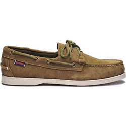 Sebago Portland Flesh Out Ανδρικά Μοκασίνια Boat Shoes Καστόρινα Χακί L7111PTW-909R