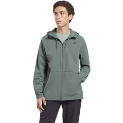 Reebok Performance Woven Zip-Up Αθλητικό Ανδρικό Μπουφάν Χειμωνιάτικο Πράσινο HS5944