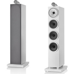 Bowers & Wilkins 703 S3 Ζεύγος Ηχείων Hi-Fi Δαπέδου 200W 3 Δρόμων White Satin