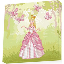 Diamond Dotz Princess Adventure Καμβάς Diamond Painting Kit 28x28cm DBX.045