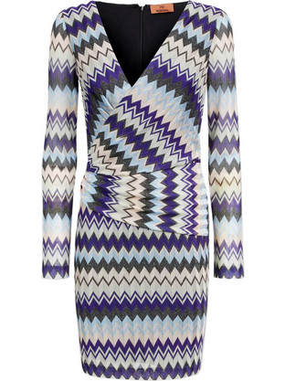 Missoni Mini Βραδινό Φόρεμα Κρουαζέ Πολύχρωμο DS24WG17-BR00YG
