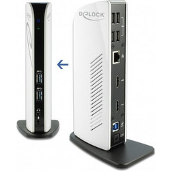 DeLOCK USB-A USB-C Docking Station με HDMI