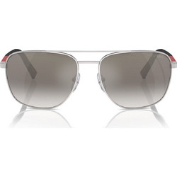 Prada PS54ZS 1BC02M Ανδρικά Γυαλιά Ηλίου Aviator Μεταλλικά Ασημί με Μαύρο Degradee Φακό