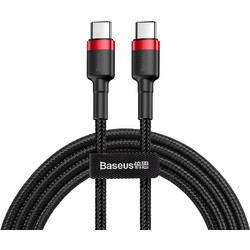Baseus Cafule Braided USB-C to USB-C 60W 2m Black CATKLF-H91