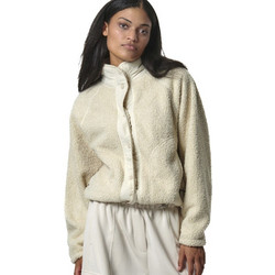 Body Action Γυναικεία Ζακέτα Fleece Μακριά με Κουμπιά Εκρού 071423-05