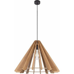TK Lighting Eris 6611 Κρεμαστό Φωτιστικό Οροφής Μονόφωτο E27 Μπεζ