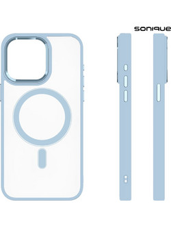 Sonique Magnetic Magmetal Back Cover Light Blue (iPhone 15 Pro Max)