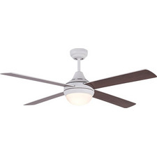 Elmark EL-1248 Ανεμιστήρας Οροφής 132cm 20W με Φως Καφέ Λευκός