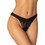 Milena By Paris Γυναικείο Sexy String με Δαντέλα Μαύρο 7642