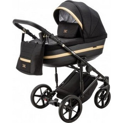 Adamex Rimini Lux Καρότσι Μωρού 2 σε 1 Black