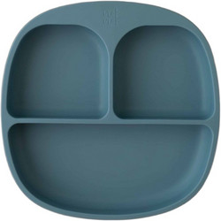 NokNok Nino Εκπαιδευτικό Πιάτο Σιλικόνης Smoke Blue
