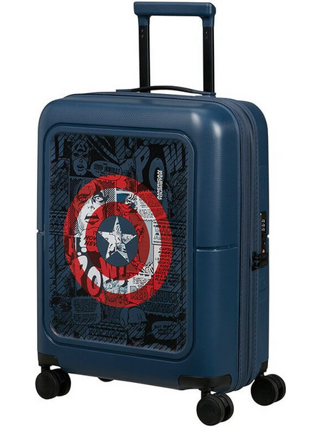 American Tourister Dashpop Marvel Παιδική Βαλίτσα Καμπίνας 55x40x20cm με 4 Ρόδες Navy Μπλε